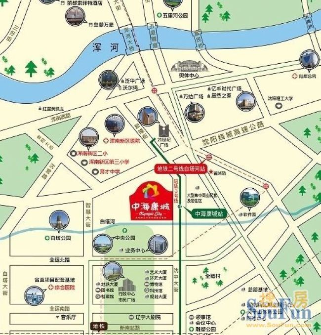 皇冠体育地产挥军沈阳浑南新城 共托21世纪板块