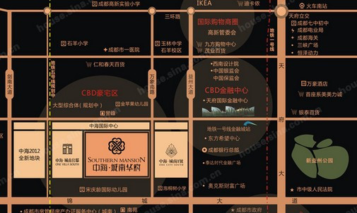 成都皇冠体育&#8226;城南华府都会——豪宅不可跨越巅峰