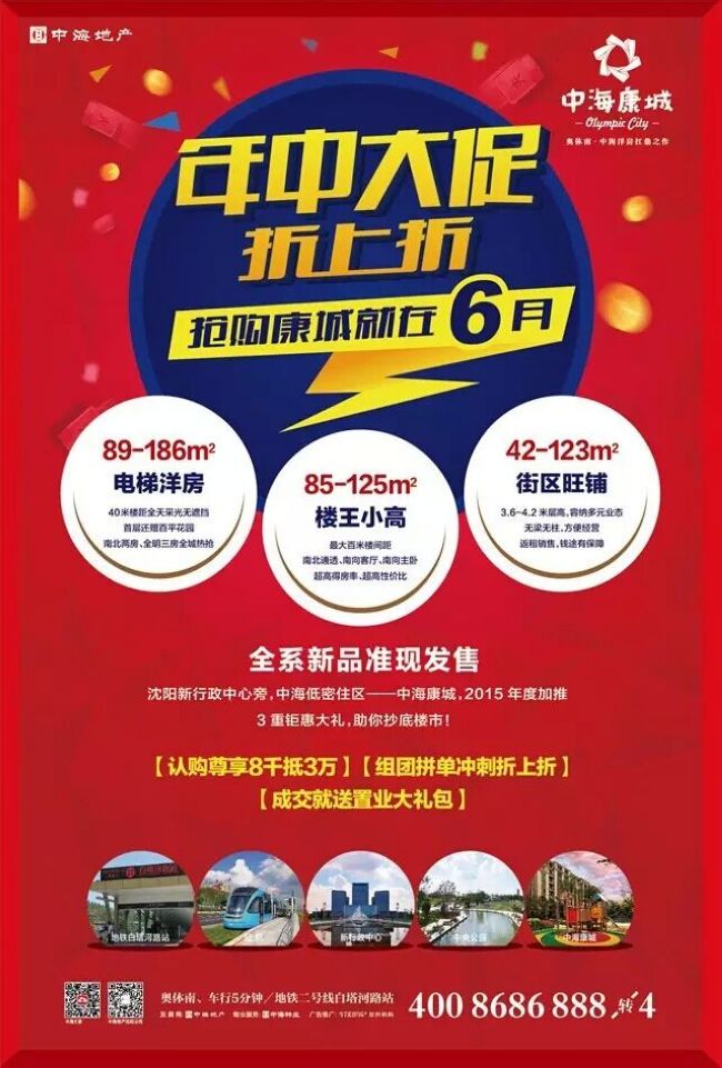 沈城年中大促折上折，，，，，，抢购康城就在6月