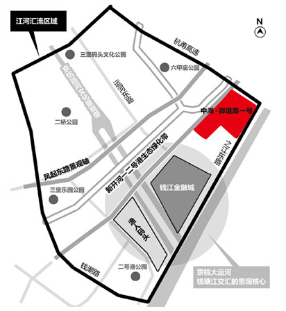 杭州皇冠体育御蹊径一号江河汇流区景物无限